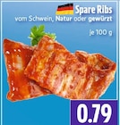 EDEKA Biebertal - Spare Ribs Angebot im Prospekt Spare Ribs bei EDEKA im Biebertal Prospekt für 0,79 €