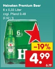 Aktuelle Heineken Angebote bei Netto Marken-Discount in Leverkusen Aktuelles Premium Beer Angebot bei Netto Marken-Discount in Leverkusen ab 4,99 €