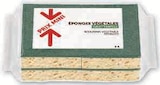 Eponges végétales grattantes vertes dans le catalogue Super U