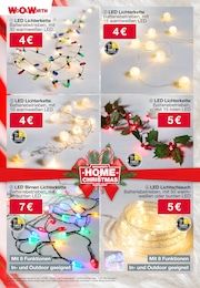 Woolworth LED-Weihnachtslichterketten im Prospekt 