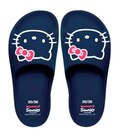 Claquettes - HELLO KITTY - Carrefour à Saint-Denis Claquettes - HELLO KITTY en promo chez Carrefour Saint-Denis à 7,99 €