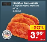 Aktuelles Hähnchen-Minutensteaks Angebot bei Netto Marken-Discount in Duisburg ab 3,99 €