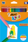 18 Crayons De Couleurs Bic Tropicolors à 2,49 € dans le catalogue Auchan Hypermarché