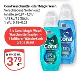 Waschmittel oder Magic Wash im Angebot bei GLOBUS in St. Ingbert Waschmittel oder Magic Wash Angebote von Coral bei GLOBUS St. Ingbert für 3,79 €