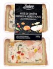 Pâté en croûte tranches au saumon et merlu blanc - DELUXE en promo chez Lidl Pâté en croûte tranches au saumon et merlu blanc - DELUXE dans le catalogue Lidl