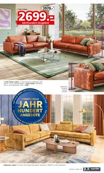 Sofa im aktuellen Segmüller Prospekt (Offenbach (Main)) Sofa im Segmüller Prospekt "Bestes Handwerk seit 1925" mit 30 Seiten (Offenbach (Main))