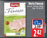 Marktkauf Schwäbisch Gmünd - Finesse Schinken Angebot im Prospekt Finesse Schinken bei Marktkauf im Schwäbisch Gmünd Prospekt für 2,42 €