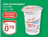 Naturjoghurt von Jeden Tag für 0,79 € bei GLOBUS im Angebot Naturjoghurt von Jeden Tag im aktuellen GLOBUS Prospekt