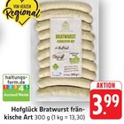E center - Bratwurst fränkische Art Angebot im Prospekt Bratwurst fränkische Art bei E center im Prospekt "" für 3,99 €