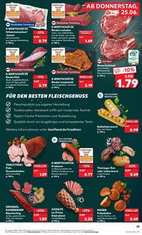 Steak im Kaufland Prospekt "Hier bin ich richtig" mit 58 Seiten (Halle (Saale))