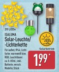 Solar-Leuchte/-Lichterkette von ISALUMA im aktuellen ALDI Nord Prospekt