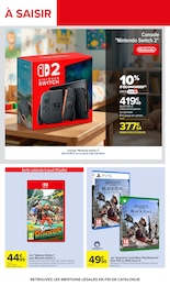 Prix et réduction Console PS5 dans le prospectus Carrefour en cours Offre Console PS5 dans le catalogue Carrefour du moment à la page 59