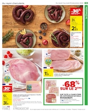 Promos Jambon cuit dans le catalogue "JOYEUX NOËL & MEILLEURS PRIX" de Carrefour à la page 17