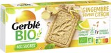 Biscuits sablés saveur Gingembre Citron - GERBLE BIO en promo chez Casino Supermarchés Biscuits sablés saveur Gingembre Citron - GERBLE BIO dans le catalogue Casino Supermarchés