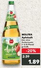 Apfelsaft von WOLFRA im aktuellen Kaufland Prospekt für 1,89 €