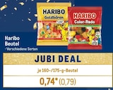 Aktuelles Haribo Beutel Angebot bei Metro in Wolfsburg ab 0,79 €