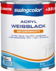 Acryl Weisslack von swingcolor für 16,95 € bei BAUHAUS im Angebot Acryl Weisslack von swingcolor im aktuellen BAUHAUS Prospekt