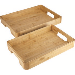 Bambus-Tablett-Set