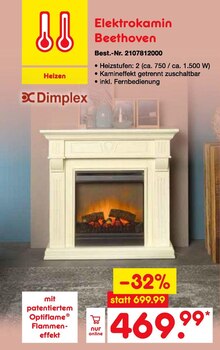 Elektrokamin Beethoven bei Netto Marken-Discount in Hückelhoven Elektrokamin Beethoven im Angebot bei Netto Marken-Discount Hückelhoven für 469,99 €