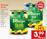 Radler Angebote von Bitburger bei Netto Marken-Discount Tübingen für 3,99 €