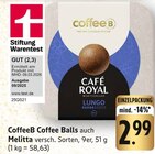 Coffee Balls im Angebot bei EDEKA in Pirmasens Coffee Balls Angebote von CoffeeB bei EDEKA Pirmasens für 2,99 €
