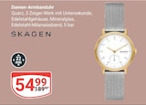 Damen-Armbanduhr im Angebot bei GLOBUS in Gotha Damen-Armbanduhr Angebote von Skagen bei GLOBUS Gotha für 54,99 €