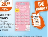 Venus Klingen Comfortglide Spa Breeze im Angebot bei Müller in Freiburg Venus Klingen Comfortglide Spa Breeze Angebote von Gillette bei Müller Freiburg für 29,95 €