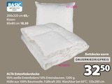 Aktuelle Bettdecke Angebote bei JYSK in Koblenz Aktuelles ALTA Entenfederdecke Angebot bei JYSK in Koblenz ab 18,50 €