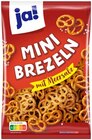 Mini-Brezeln von ja! für 0,89 € bei REWE im Angebot Mini-Brezeln von ja! im aktuellen REWE Prospekt