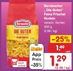 Netto Marken-Discount Feuchtwangen - "Die Guten" Feine Frischei Nudeln Angebot im Prospekt "Die Guten" Feine Frischei Nudeln bei Netto Marken-Discount im Feuchtwangen Prospekt für 1,29 €