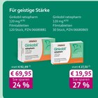 Ginkobil Angebot in Aue Ginkobil im aktuellen Prospekt bei mea - meine apotheke in Aue