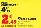 Bol a ramen en promo chez U Express Pau à 2,49 €