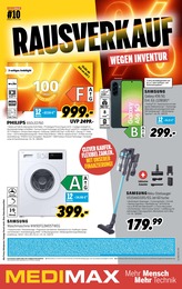 MEDIMAX Prospekt für Aarbergen mit 8 Seiten MEDIMAX Prospekt für Aarbergen: "RAUSVERKAUF WEGEN INVENTUR", 8 Seiten, 27.02.2026 - 06.03.2026