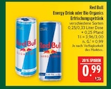 Energy Drink oder Bio Organics Erfrischungsgetränk im Angebot bei Marktkauf in Erlangen Energy Drink oder Bio Organics Erfrischungsgetränk Angebote von Red Bull bei Marktkauf Erlangen für 0,99 €