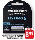 Hydro 5 Rasierklingen Angebote von Wilkinson Sword bei E center Kirchheim für 8,99 €
