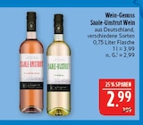 Aktuelle Wein Angebote bei Marktkauf in Leipzig Aktuelles Saale-Unstrut Wein Rosé Angebot bei Marktkauf in Leipzig ab 2,99 €