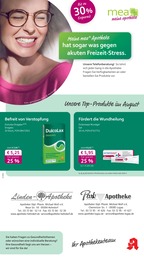 Aktueller mea - meine apotheke Apotheken Prospekt für Hohndorf: Unsere August-Angebote mit 4} Seiten, 01.08.2025 - 31.08.2025
