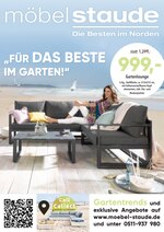 Möbel Staude Prospekt für Hannover mit 12 Seiten Möbel Staude Prospekt für Hannover: "Für das Beste im Garten!", 12 Seiten, 21.06.2021 - 26.06.2021