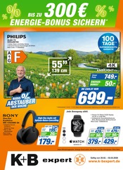 Fernseher im expert Prospekt in Cham Aktueller expert Prospekt mit Fernseher, "Top Angebote", Seite 1