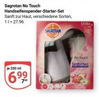 No Touch Handseifenspender-Starter-Set im Angebot bei GLOBUS in Bad Kreuznach No Touch Handseifenspender-Starter-Set Angebote von Sagrotan bei GLOBUS Bad Kreuznach für 6,99 €