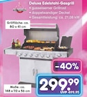 Deluxe Edelstahl-Gasgrill Angebote bei Netto Marken-Discount Moers für 299,99 €