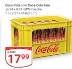 Coca-Cola im Angebot bei GLOBUS in Flörsheim Coca-Cola Angebote bei GLOBUS Flörsheim für 17,99 €