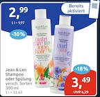 Shampoo von Jean & Len im aktuellen budni Prospekt