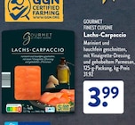 Lachs-Carpaccio im Angebot bei ALDI SÜD in Nürnberg Lachs-Carpaccio Angebote von Gourmet Finest Cuisine bei ALDI SÜD Nürnberg für 3,99 €