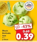 Dtsch. Kohlrabi für 0,39 € bei Kaufland im Angebot Dtsch. Kohlrabi im aktuellen Kaufland Prospekt