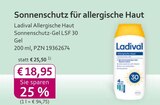 Allergische Haut Sonnenschutz-Gel LSF 30 bei mea - meine apotheke im Prospekt "" für 18,95 €