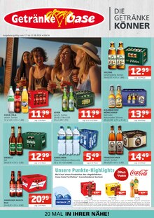 Bier im aktuellen Getränke Oase Prospekt (Lünen) Bier im Getränke Oase Prospekt "Aktuelle Angebote" mit 4 Seiten (Lünen)