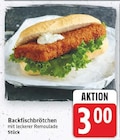 Backfischbrötchen für 3,00 € bei E center im Angebot Backfischbrötchen im aktuellen E center Prospekt