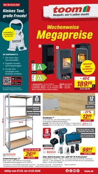 Bohrmaschine im toom Baumarkt Prospekt "Respekt, wer's selber macht." mit 10 Seiten (Hannover)