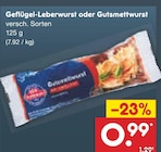 Aktuelles Geflügel-Leberwurst Angebot bei Netto Marken-Discount in Mainz ab 0,99 €